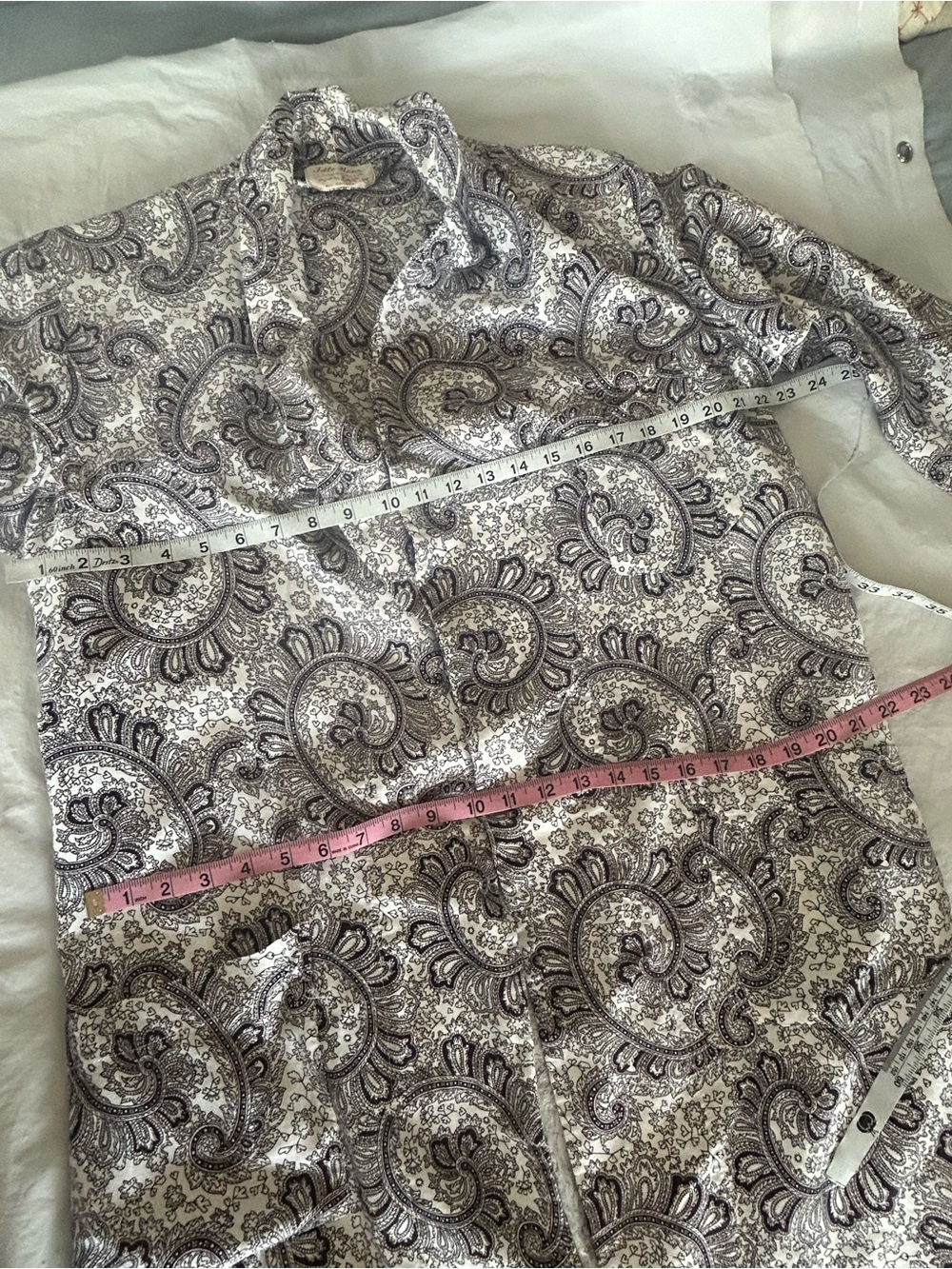 Idle Hour Vintage 60s Men’s Paisley Robe Smoking Jacket Size M Classic - Picture 9 of 10
